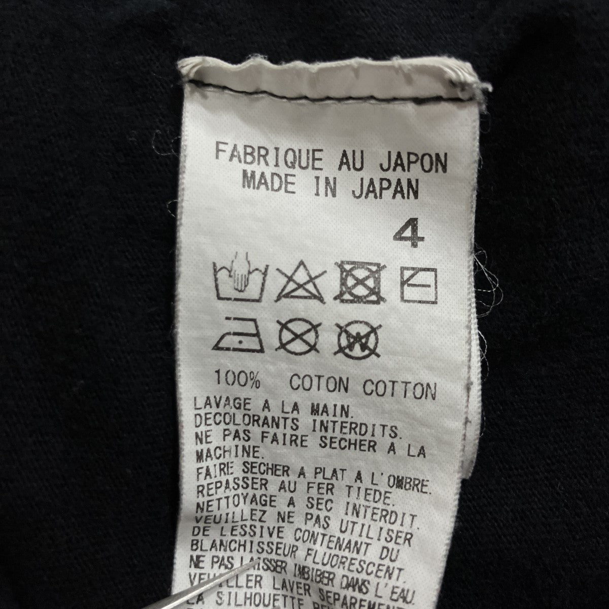 Y's(ワイズ) プリントTシャツ YW-T18-969 ブラック サイズ 4｜【公式