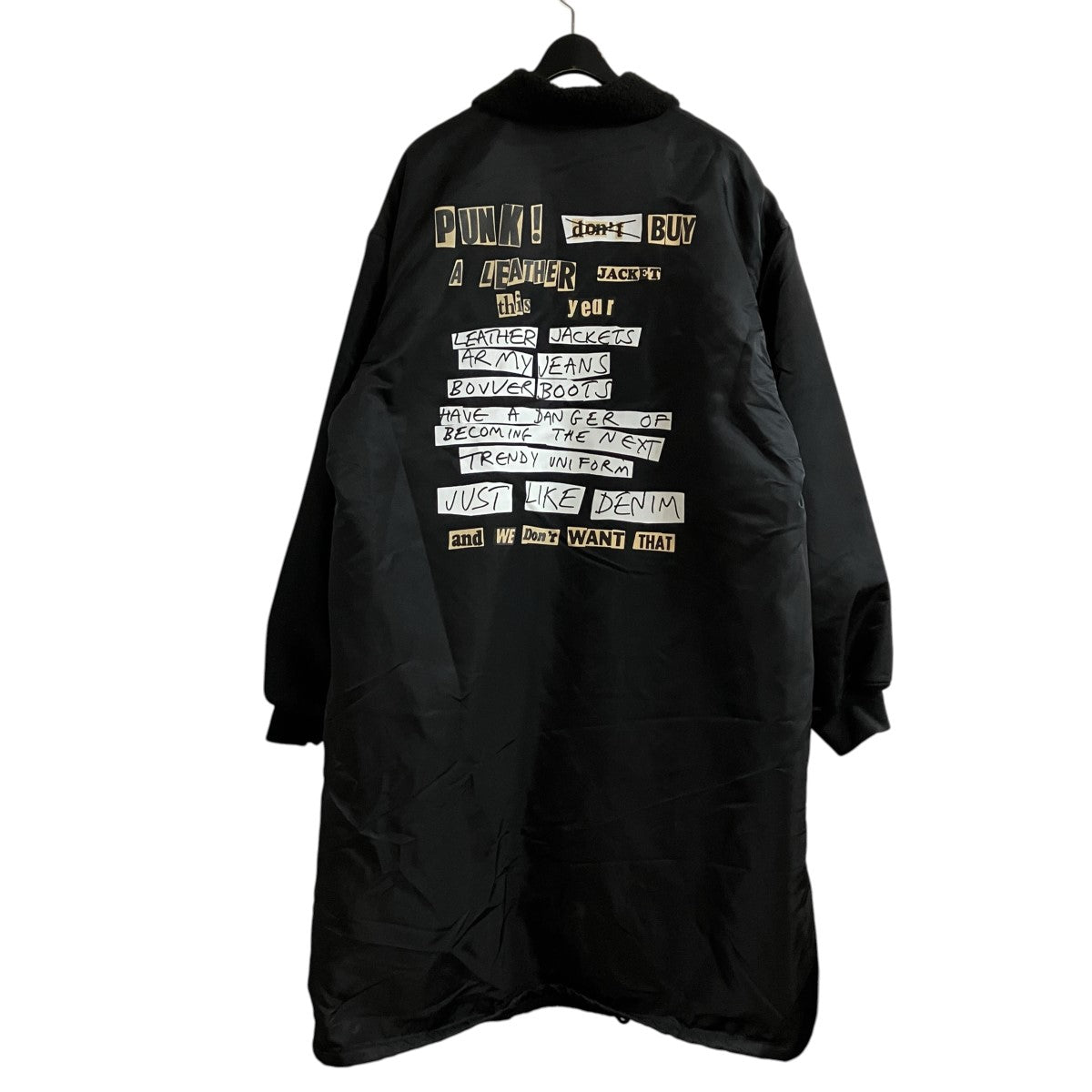 KIDILL ナイロンボアコート 古着・中古-3枚目のアイテム画像
