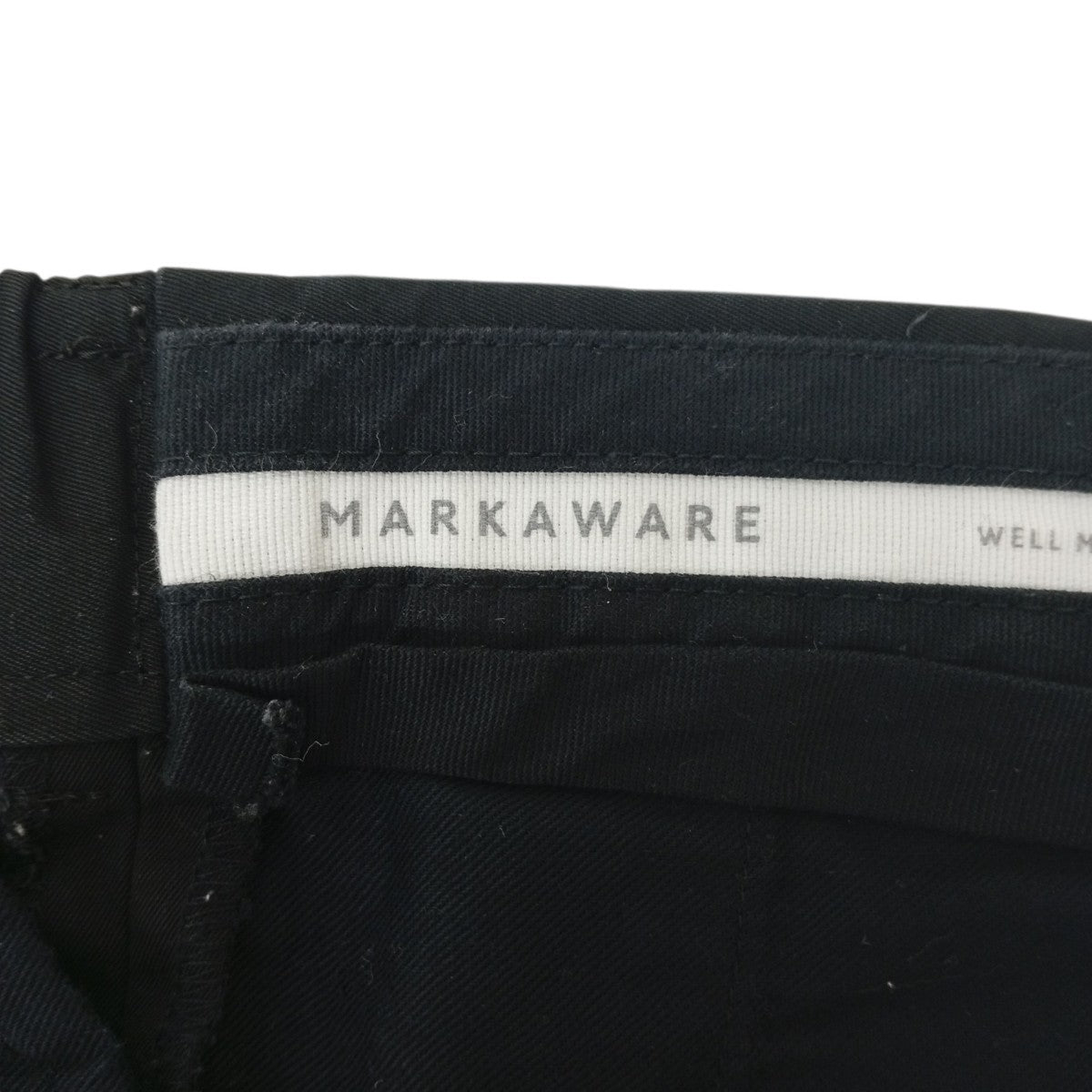 FRONT PLEATS PEGTOP ORGANIC COTTON DRY GABERDINEタックパンツA21B-08PT01C