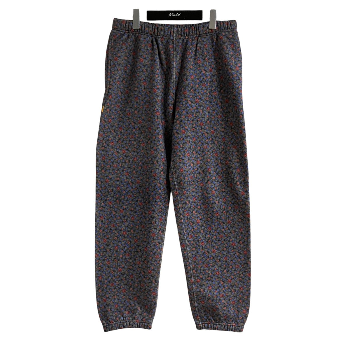 Supreme×CDG JUNYA WATANABE MAN 裏起毛ブラックフラワー柄スウェットパンツ 古着・中古-1枚目のアイテム画像