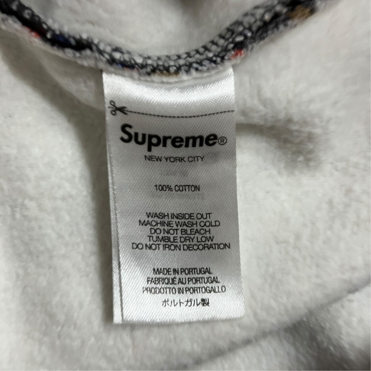 Supreme×CDG JUNYA WATANABE MAN 裏起毛ブラックフラワー柄スウェットパンツ 古着・中古-6枚目のアイテム画像