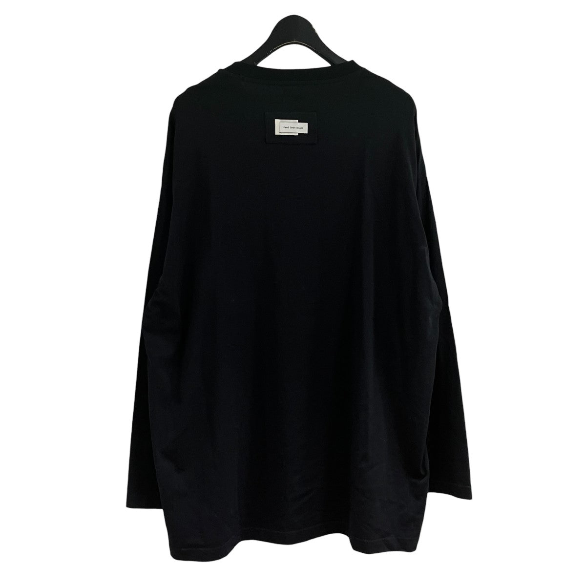 ロゴパッチレイヤードデザインTシャツ