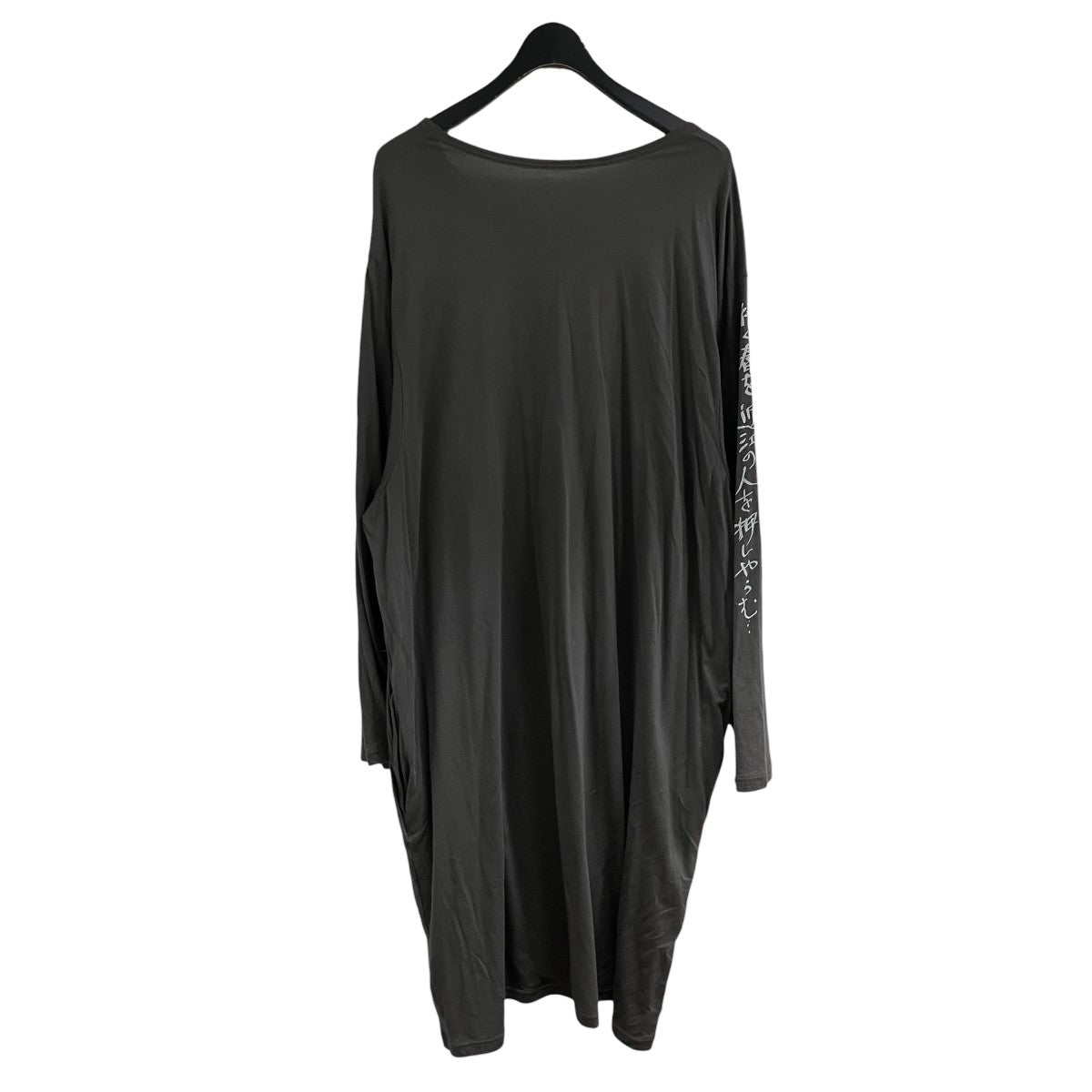 プリントロングスリーブロングTシャツ