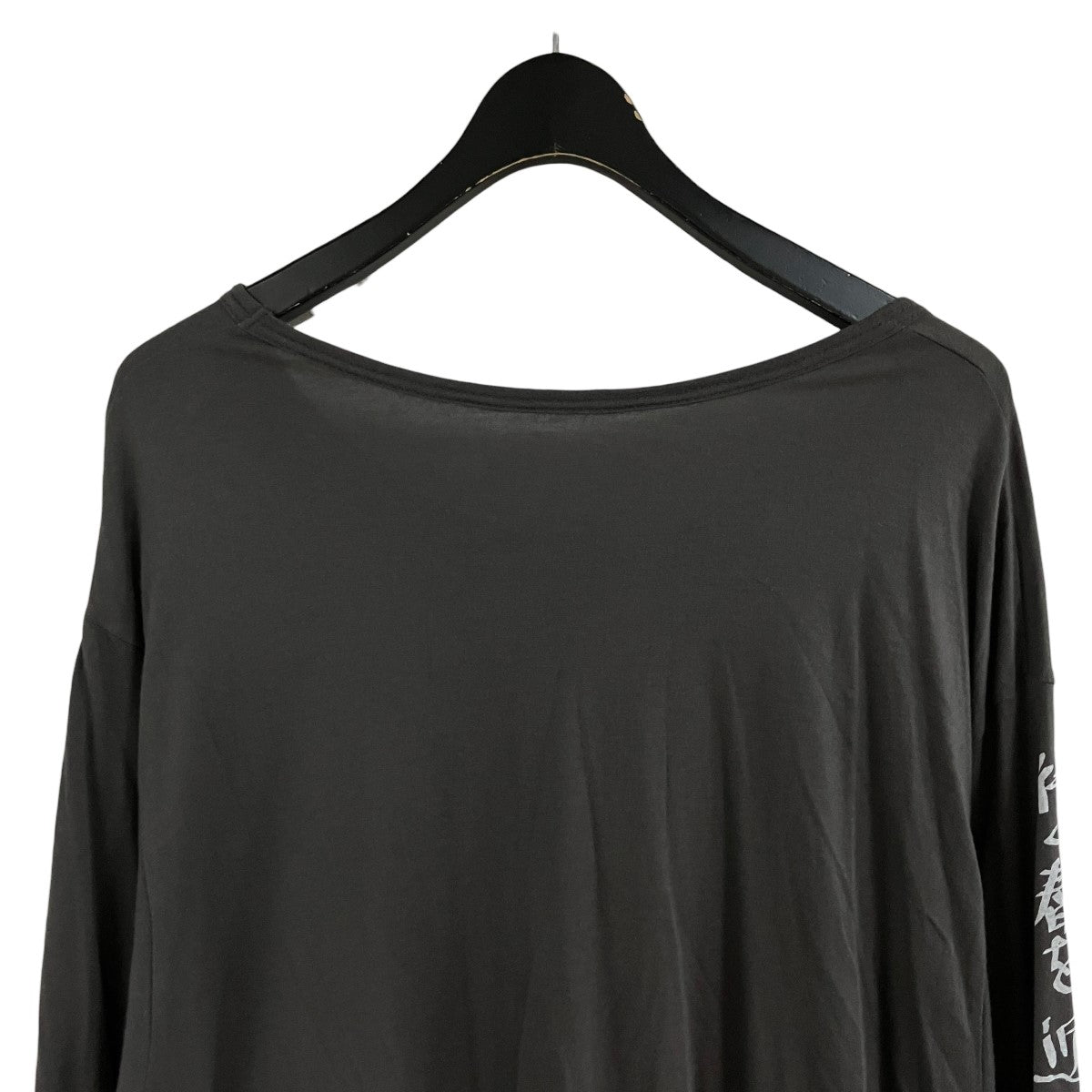 プリントロングスリーブロングTシャツ