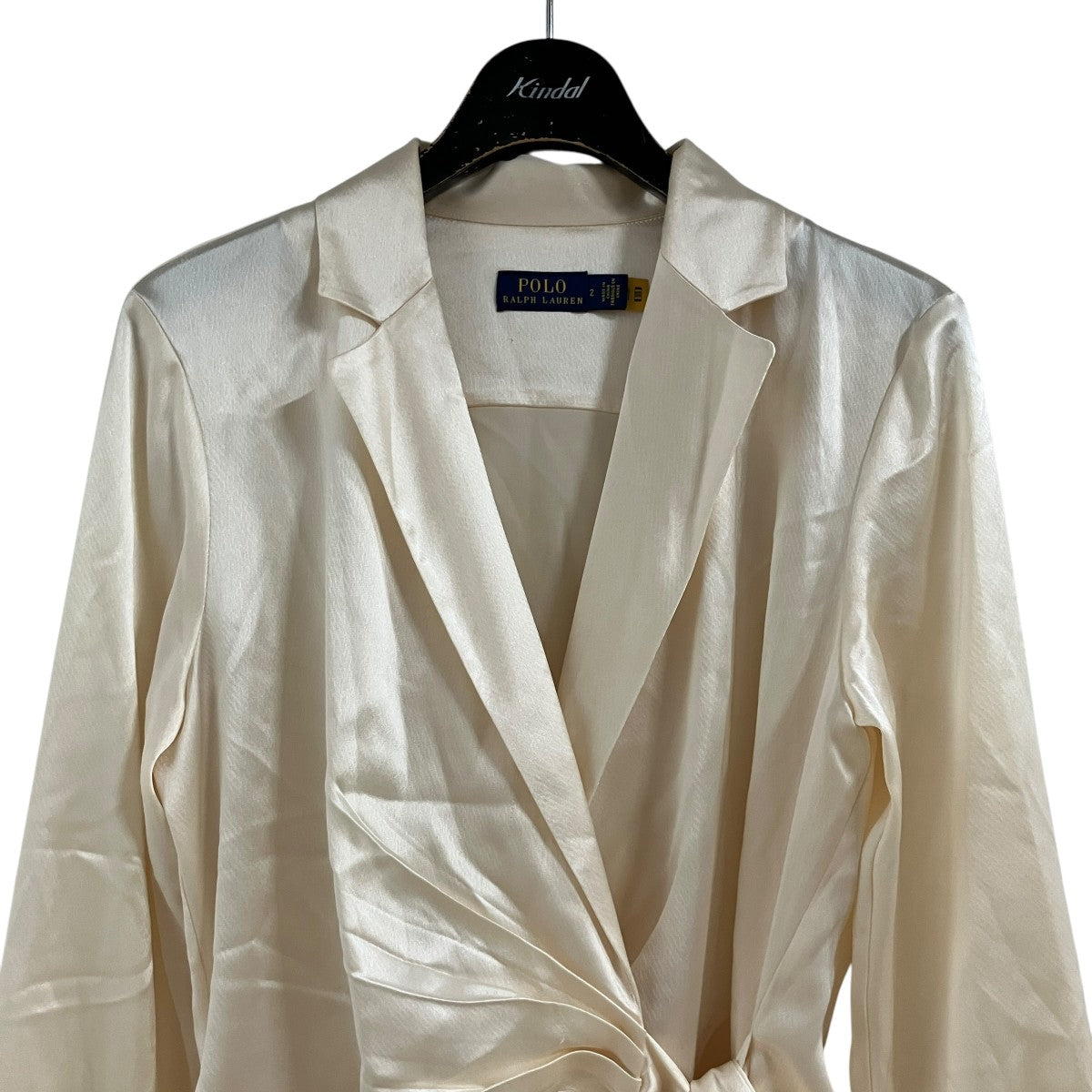 SATIN WRAWP BLOUSE ジャケット