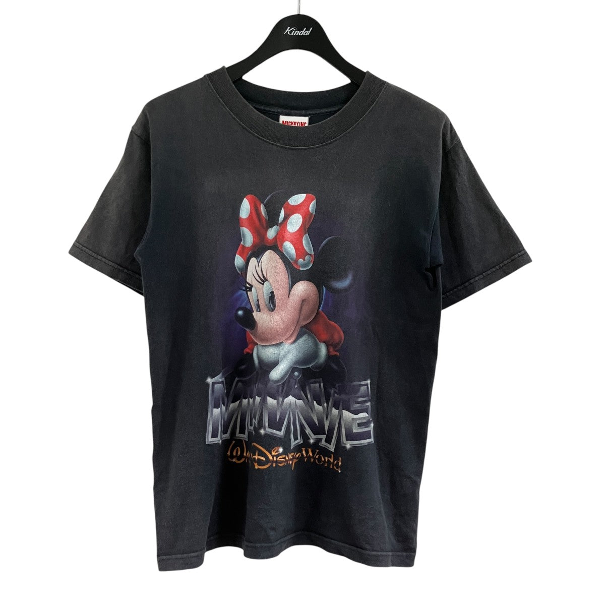 90s 赤タグ後期｢Walt DisneyWorld Minnie Mouse｣ ミニープリントTシャツ