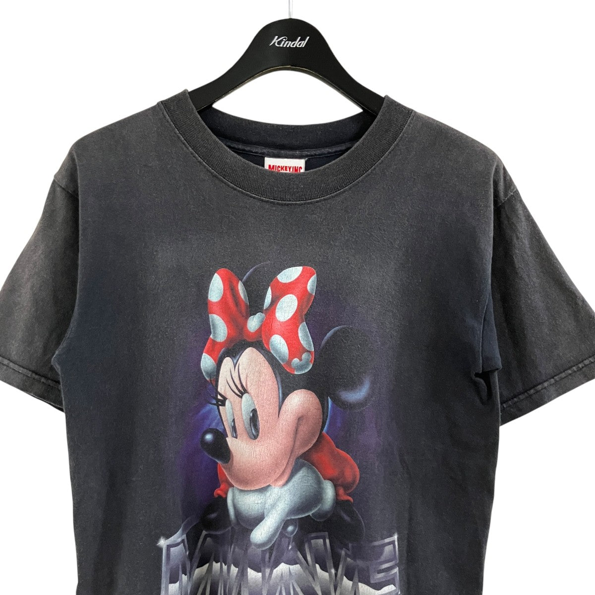 90s 赤タグ後期｢Walt DisneyWorld Minnie Mouse｣ ミニープリントTシャツ