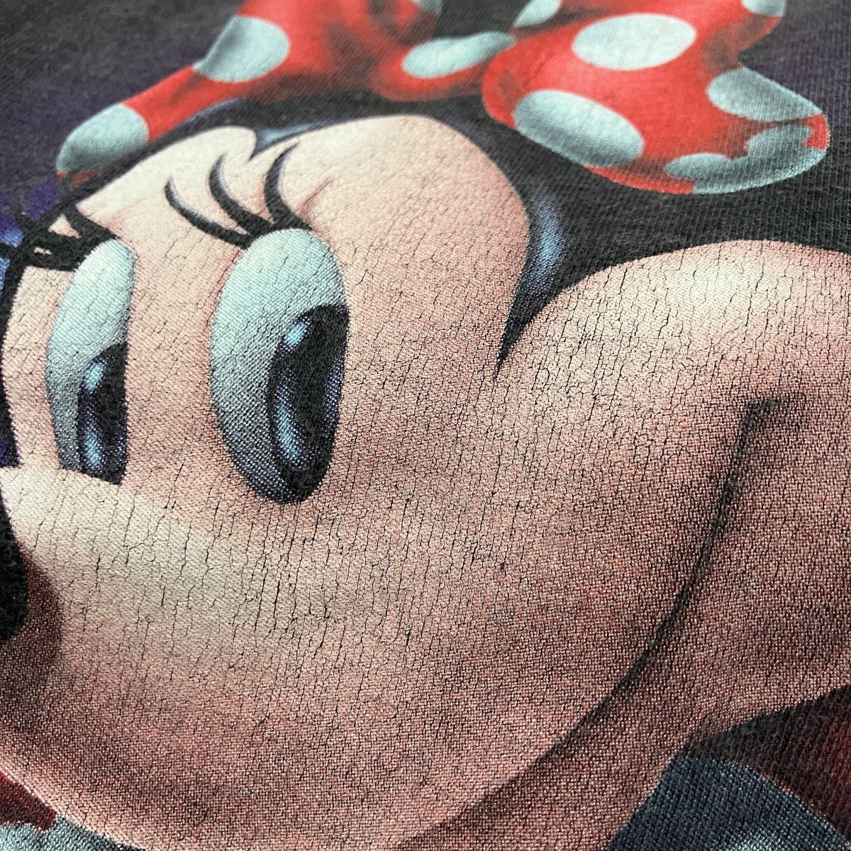 90s 赤タグ後期｢Walt DisneyWorld Minnie Mouse｣ ミニープリントTシャツ