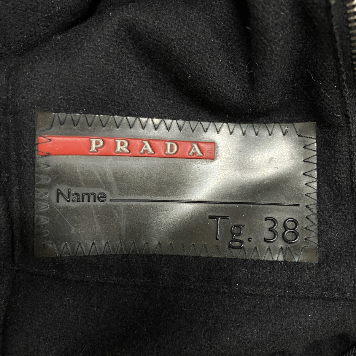 PRADA SPORTS アシンメトリーシングルライダースジャケット 古着・中古-6枚目のアイテム画像