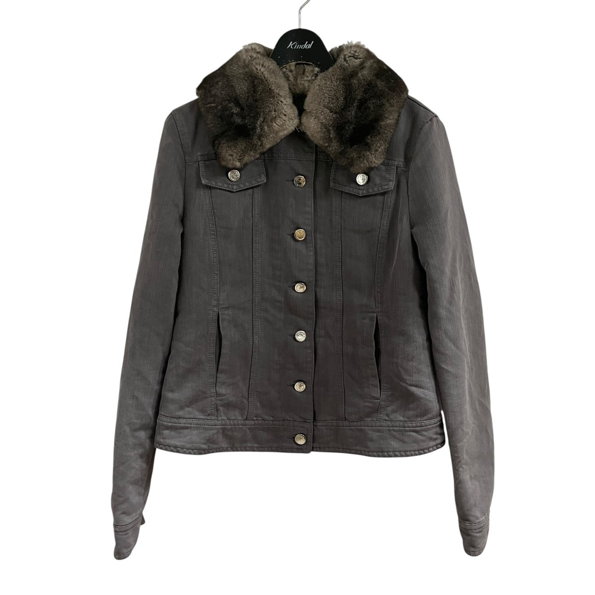 GIORGIO ARMANI デタッチャブルファートラッカージャケット 古着・中古-1枚目のアイテム画像