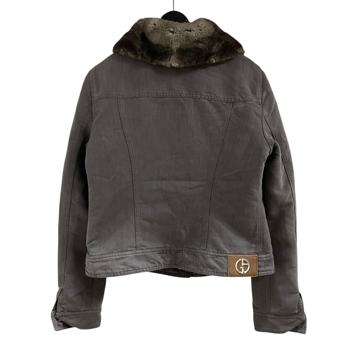 GIORGIO ARMANI デタッチャブルファートラッカージャケット 古着・中古-3枚目のアイテム画像