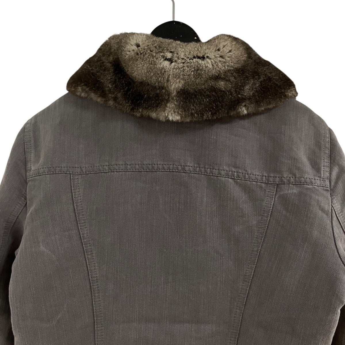 GIORGIO ARMANI デタッチャブルファートラッカージャケット 古着・中古-4枚目のアイテム画像