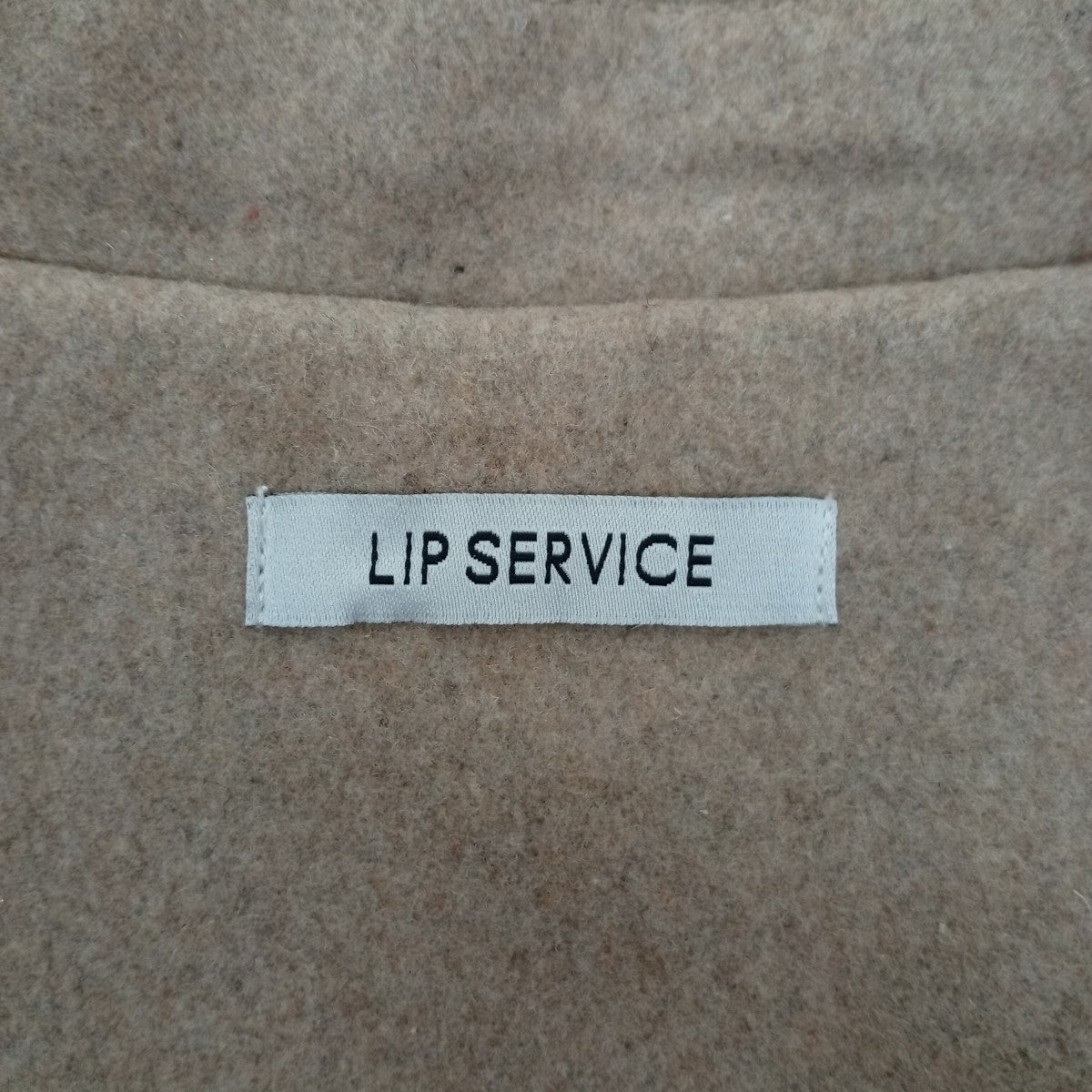 LIP SERVICE パイピングピーコート000425650070 古着・中古-3枚目のアイテム画像