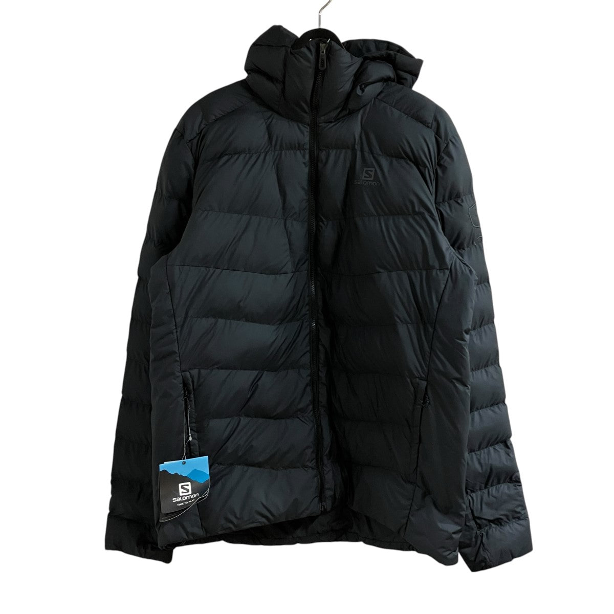 SALOMON パファーフーデッドジャケット 古着・中古-1枚目のアイテム画像