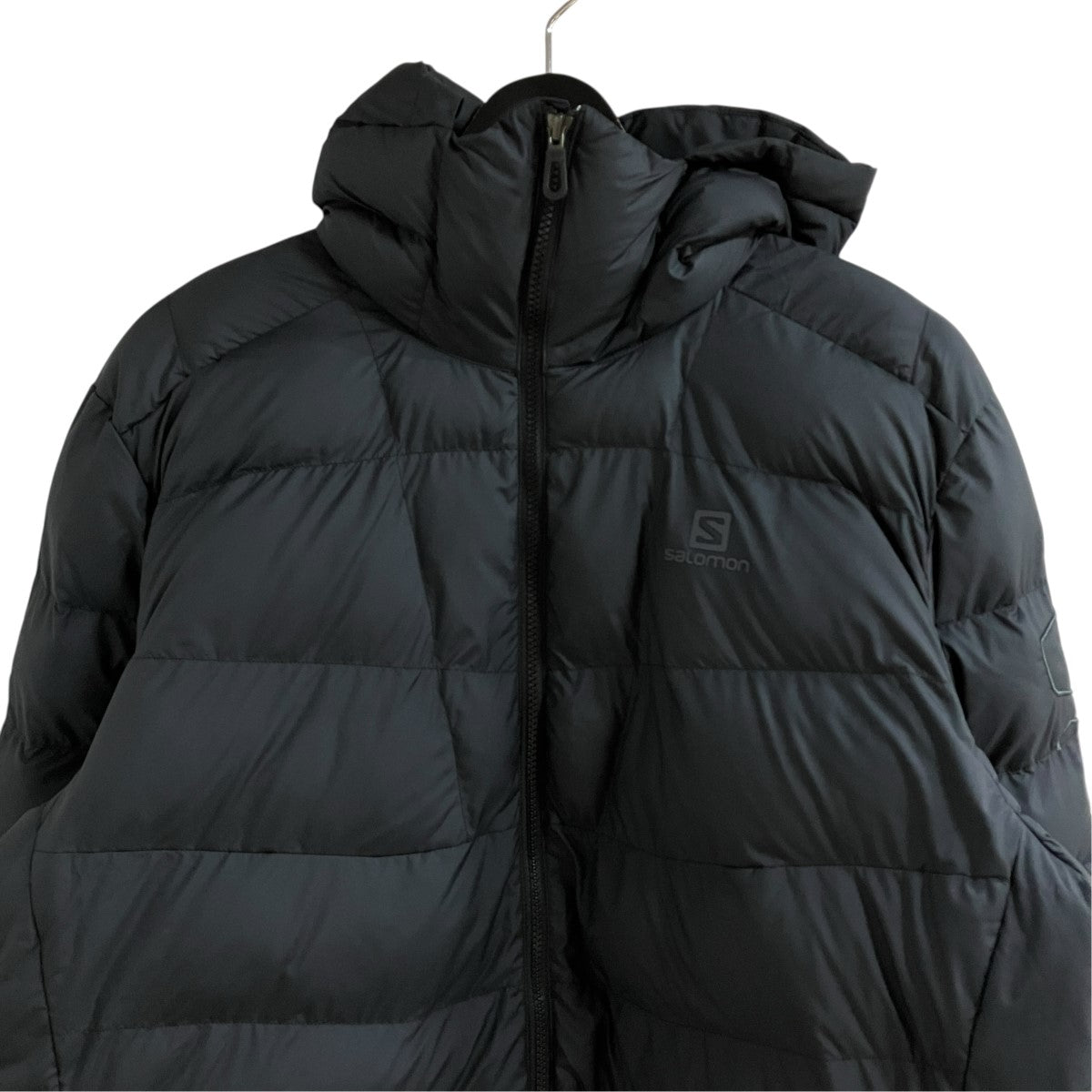 SALOMON パファーフーデッドジャケット 古着・中古-2枚目のアイテム画像