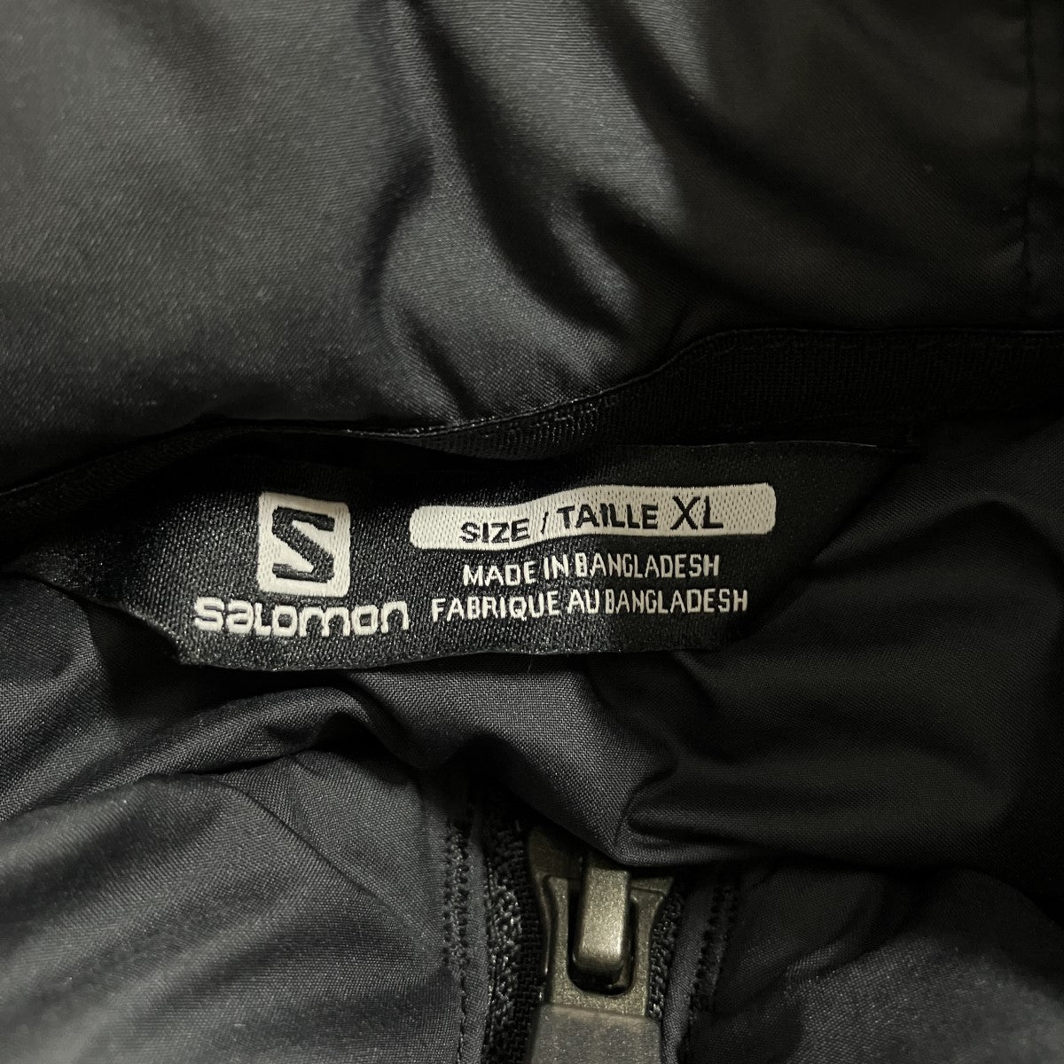 SALOMON パファーフーデッドジャケット 古着・中古-5枚目のアイテム画像