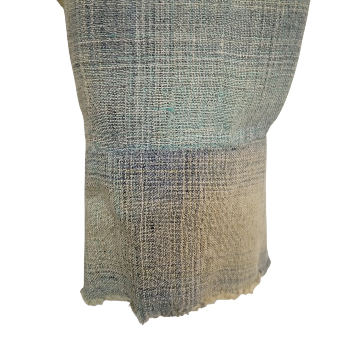 LINEN CHECK REGULAR BUTTON DOWN SHチェックシャツNMSH-008