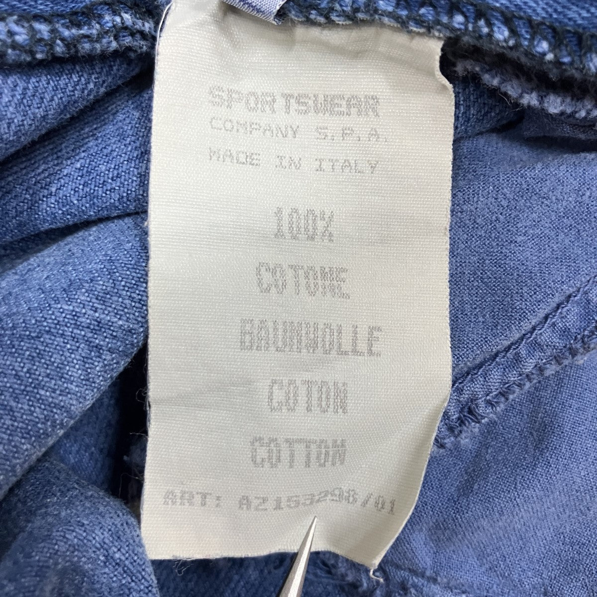 STONE ISLAND(ストーンアイランド) ストレートデニムパンツ AZ153298