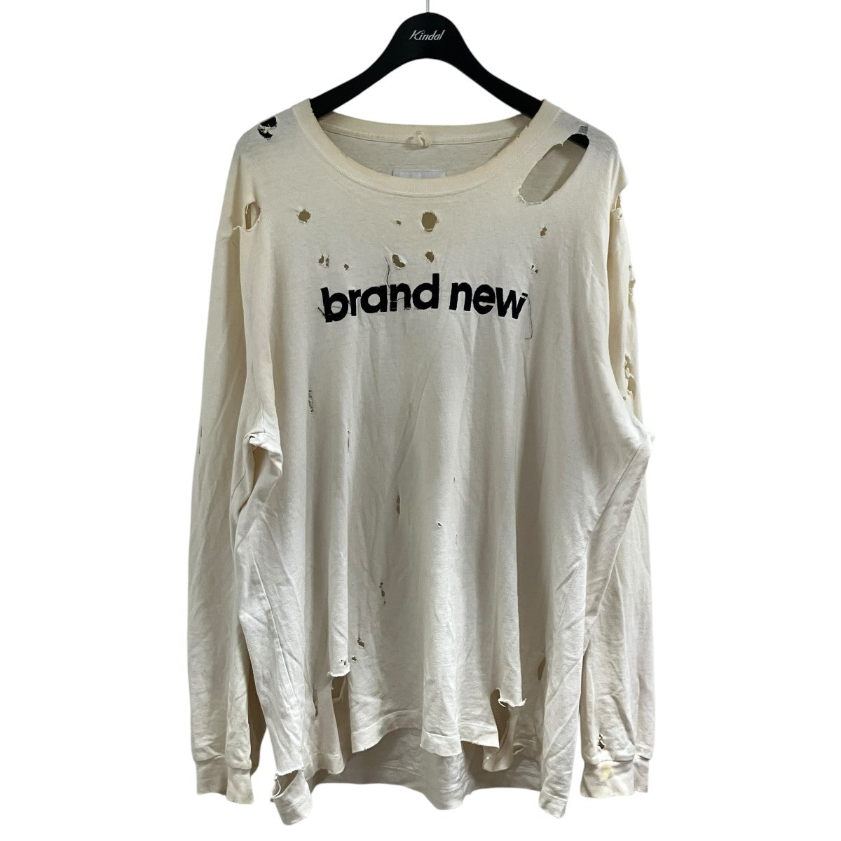 ダメージ加工ロングスリーブTシャツ