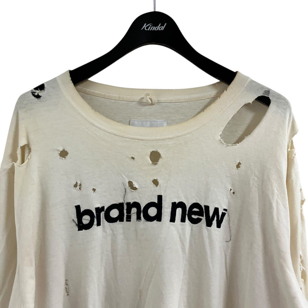 ダメージ加工ロングスリーブTシャツ
