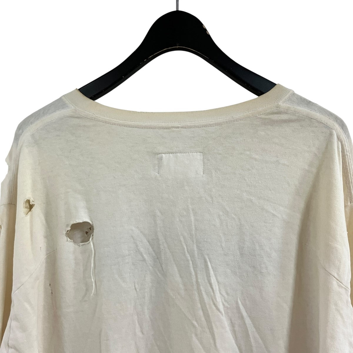 ダメージ加工ロングスリーブTシャツ