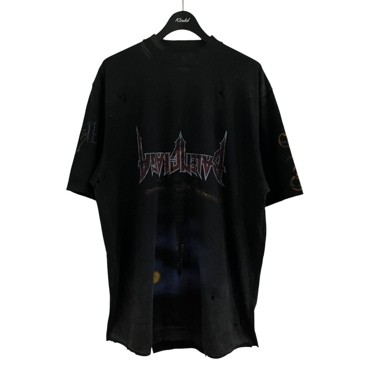 アップサイドダウンプリント Ｔシャツ