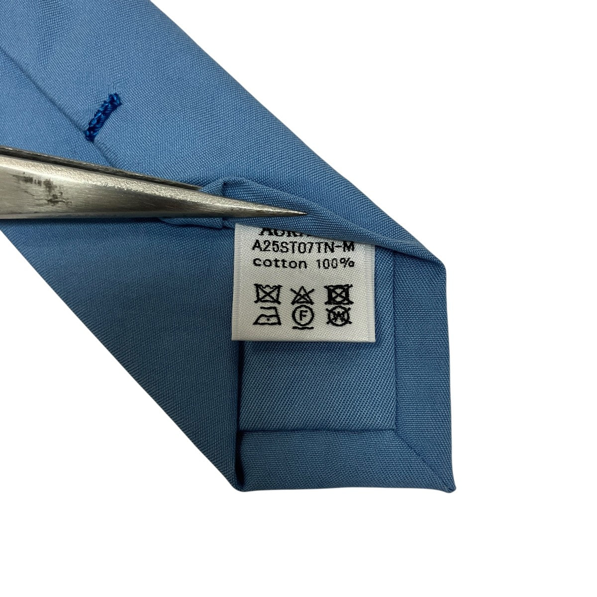 AURALEE ウォッシュド フィンクス タイ 古着・中古-6枚目のアイテム画像
