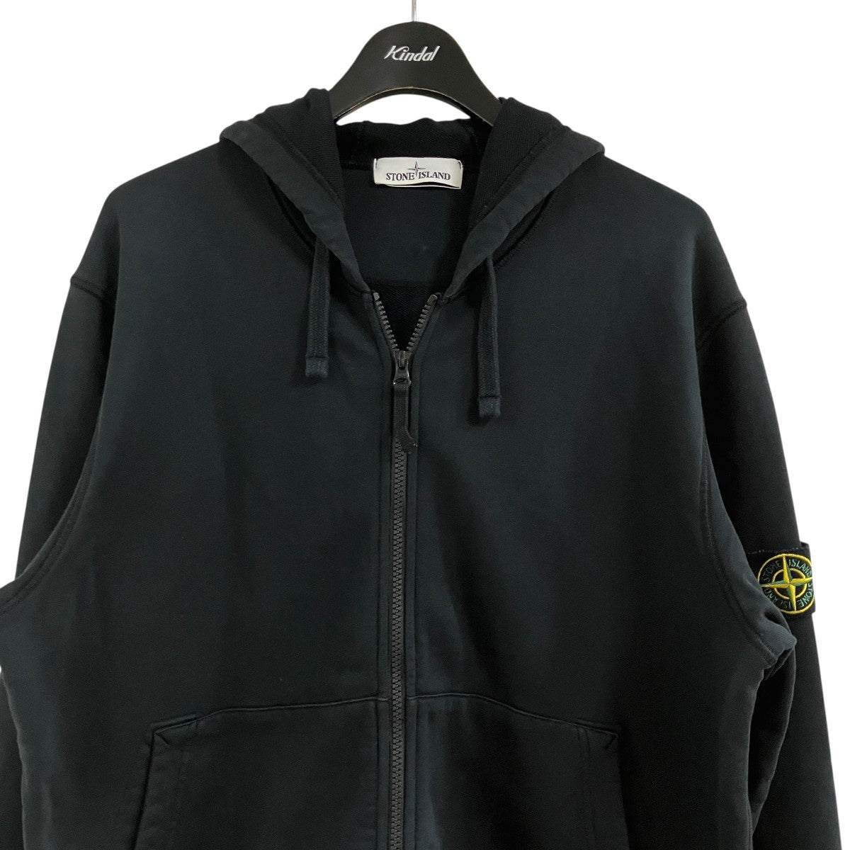 STONE ISLAND ジップパーカー 古着・中古-2枚目のアイテム画像