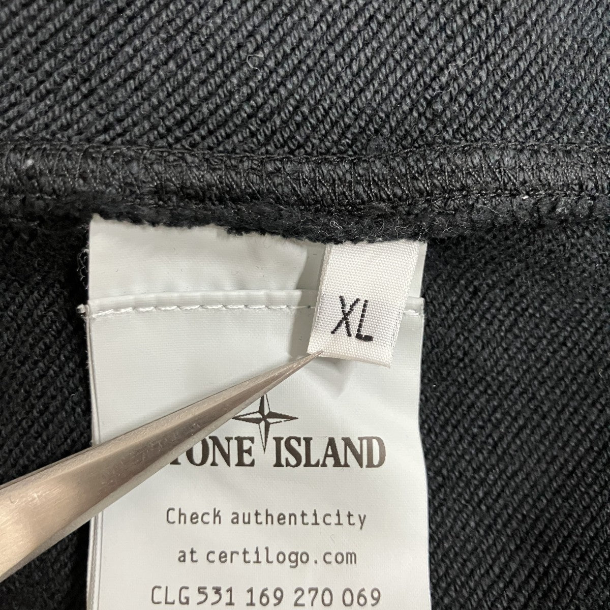STONE ISLAND ジップパーカー 古着・中古-6枚目のアイテム画像