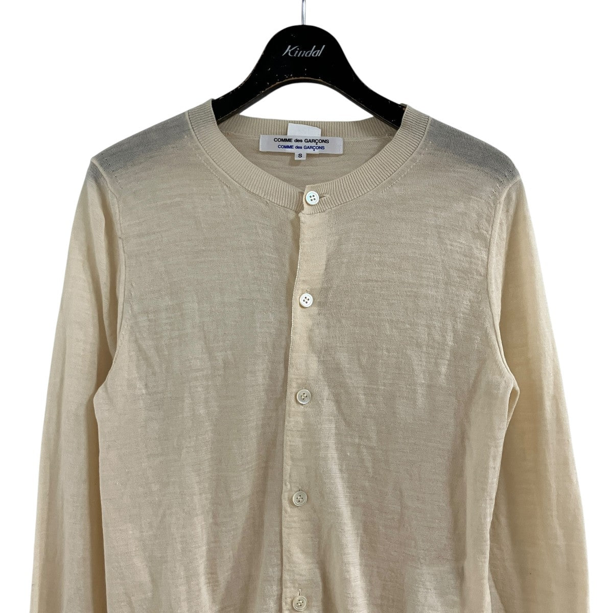 COMME des GARCONS COMME des GARCONS 薄手カーディガン 古着・中古-2枚目のアイテム画像