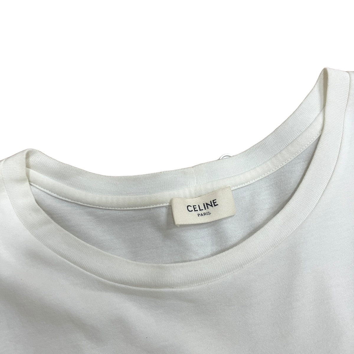 CELINE ロゴエンブロイダリーTシャツ 古着・中古-6枚目のアイテム画像