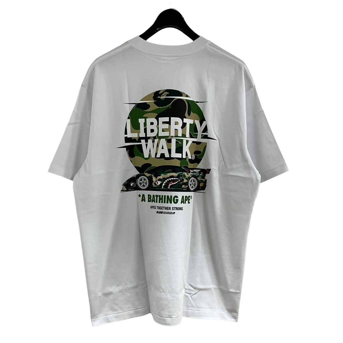 A BATHING APE×LIBERTY WALK プリントTシャツ 古着・中古-3枚目のアイテム画像