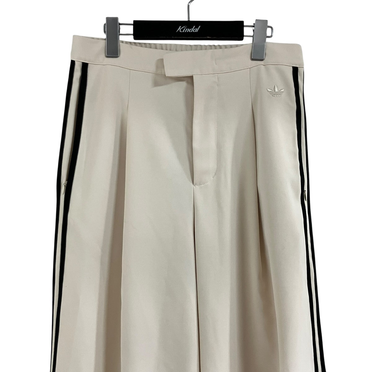 adidas×WALES BONNER ｢WB WIDE TROUSER｣ サイドラインワイドスラックスパンツ 古着・中古-2枚目のアイテム画像