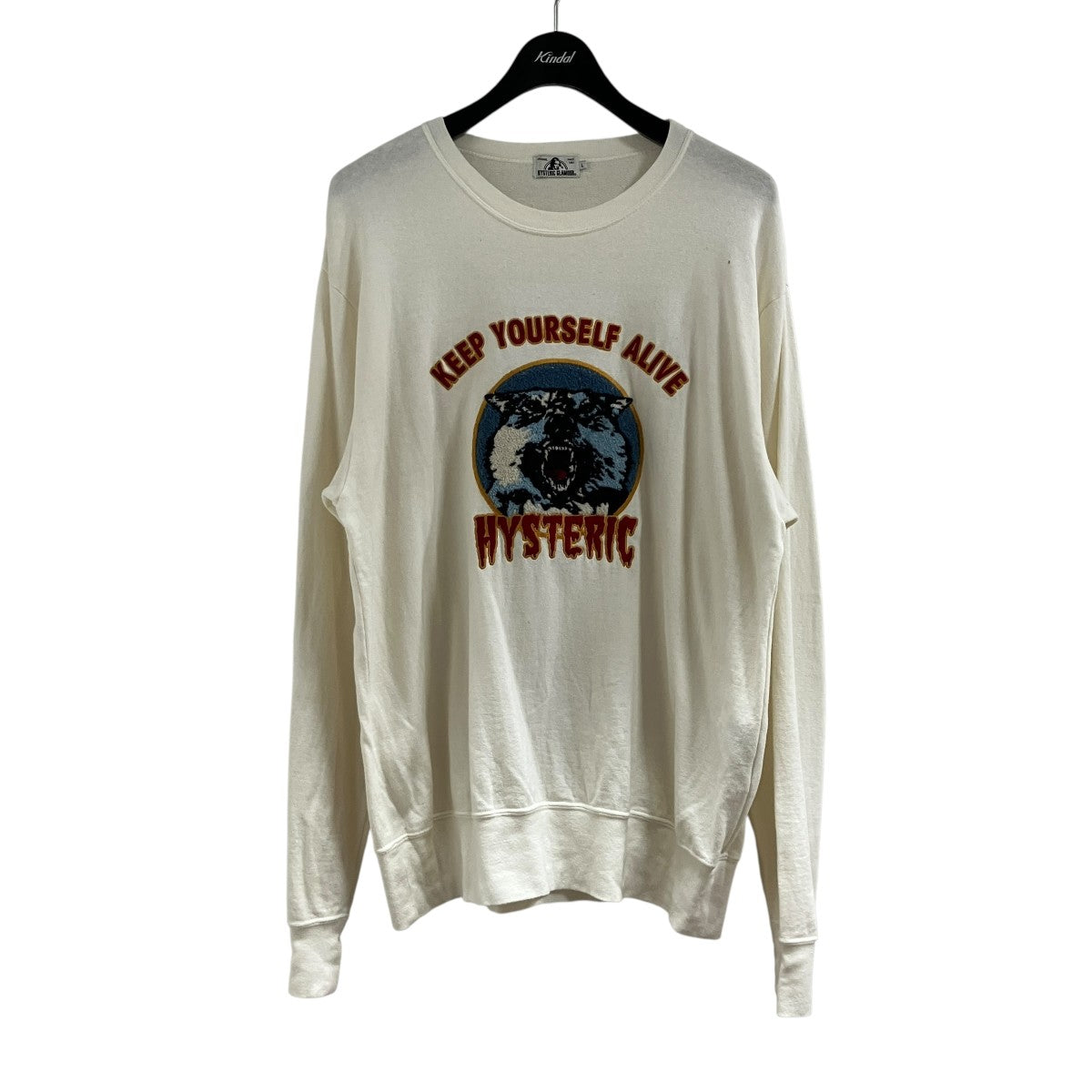 Hysteric Glamour ロゴボア刺繍スウェット 古着・中古-1枚目のアイテム画像