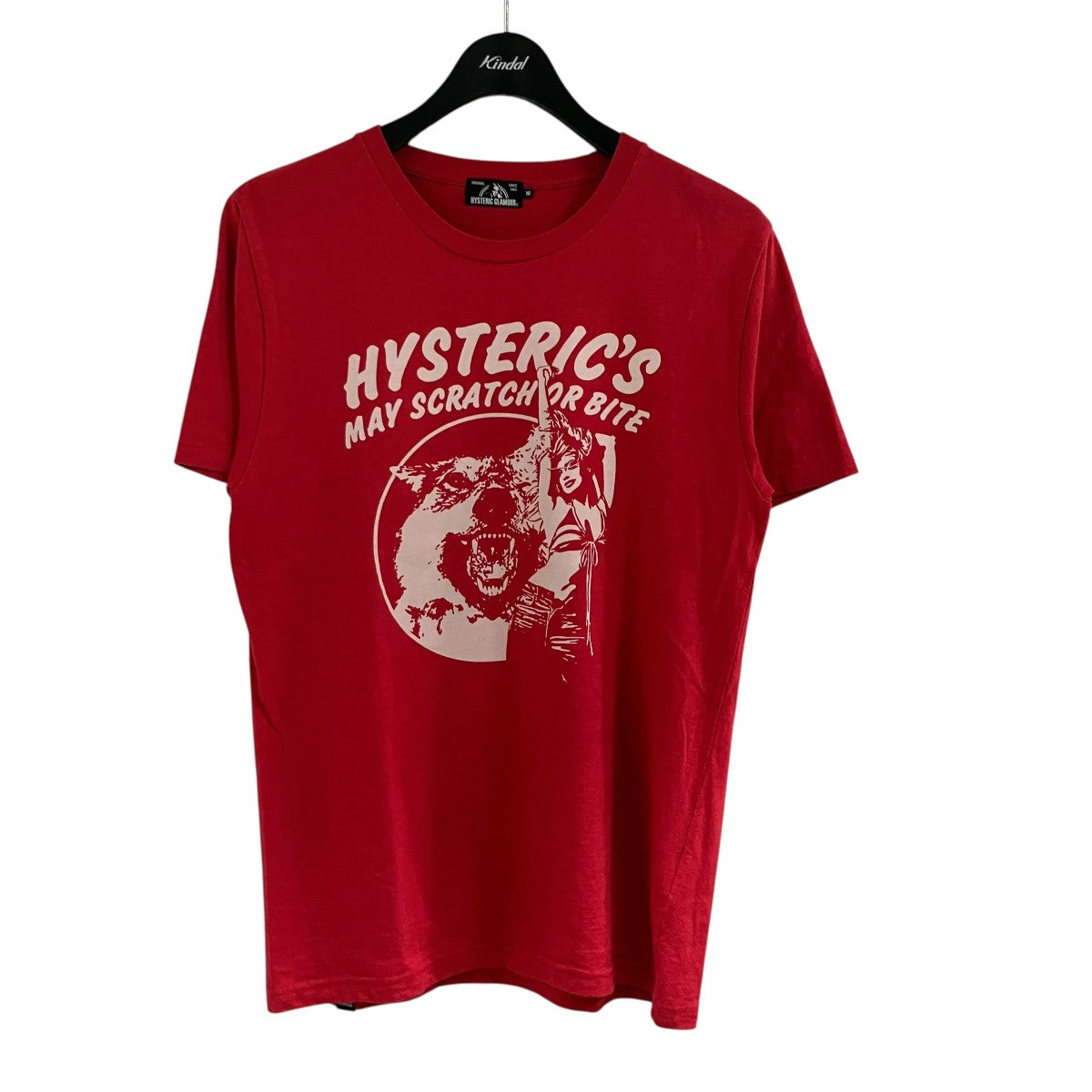 Hysteric Glamour ロゴプリントTシャツ 古着・中古-1枚目のアイテム画像