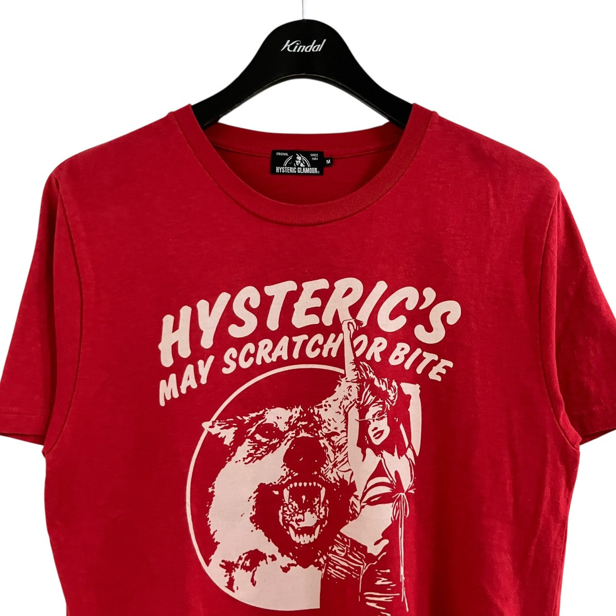 Hysteric Glamour ロゴプリントTシャツ 古着・中古-2枚目のアイテム画像