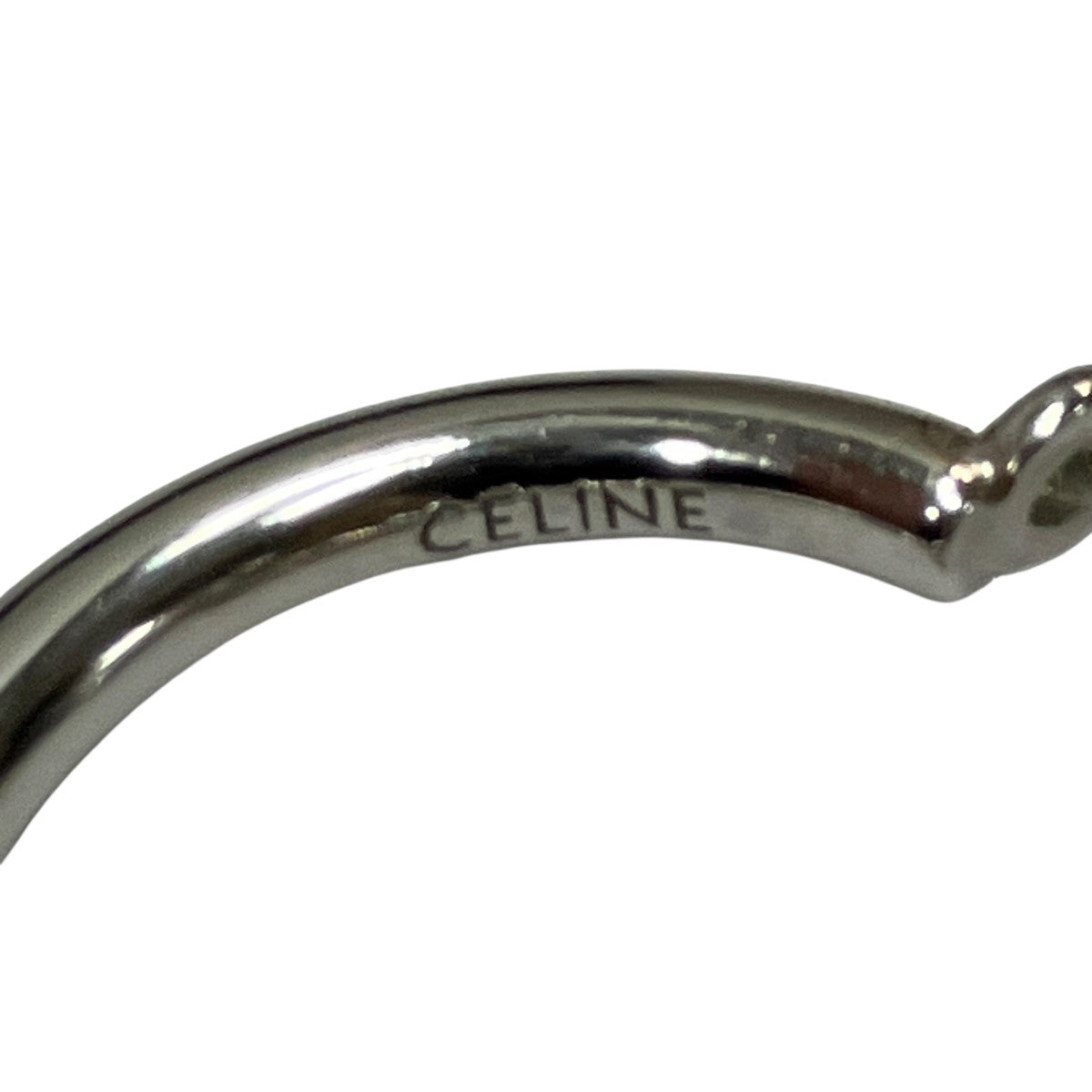 CELINE(セリーヌ) ノットスモールフープピアス SCA1224 シルバー