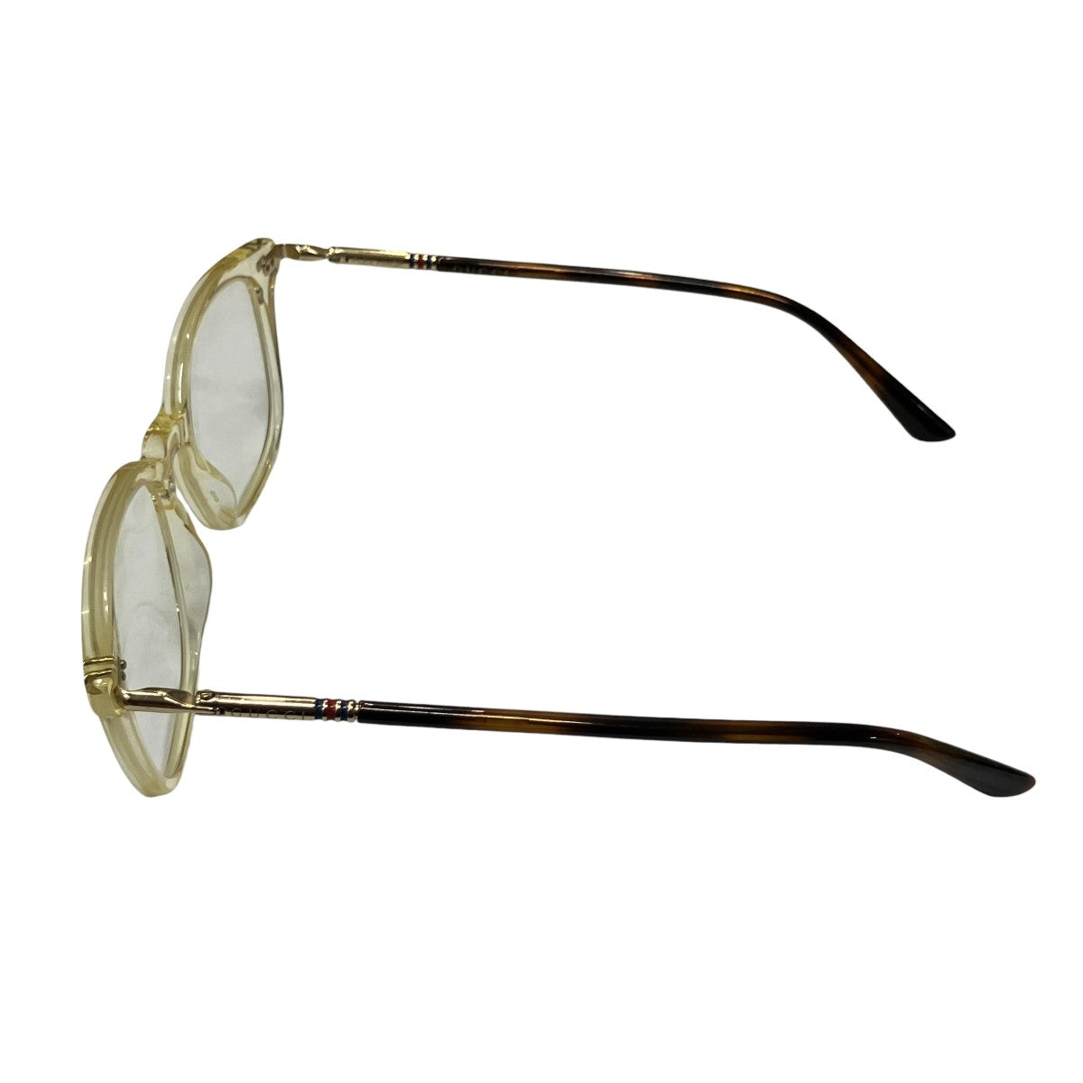 GUCCIクリアフレームサングラス GUCCI(グッチ) クリアフレームサングラス GG0390O ブラウン サイズ 52