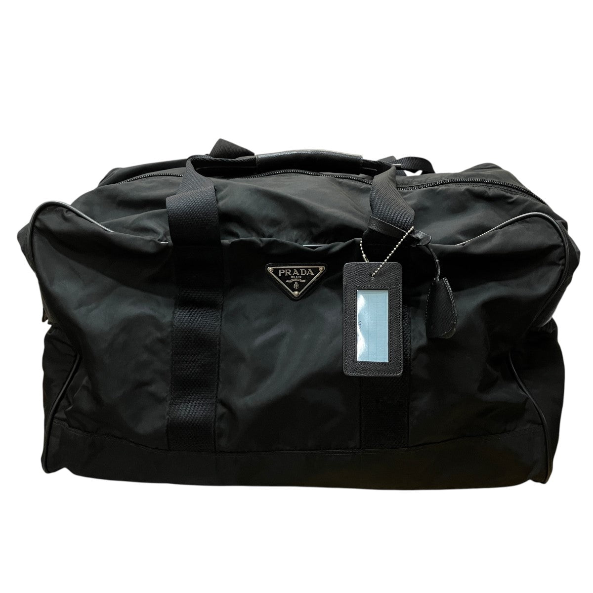 PRADA(プラダ) 三角ロゴナイロンボストンバッグ ブラック サイズ