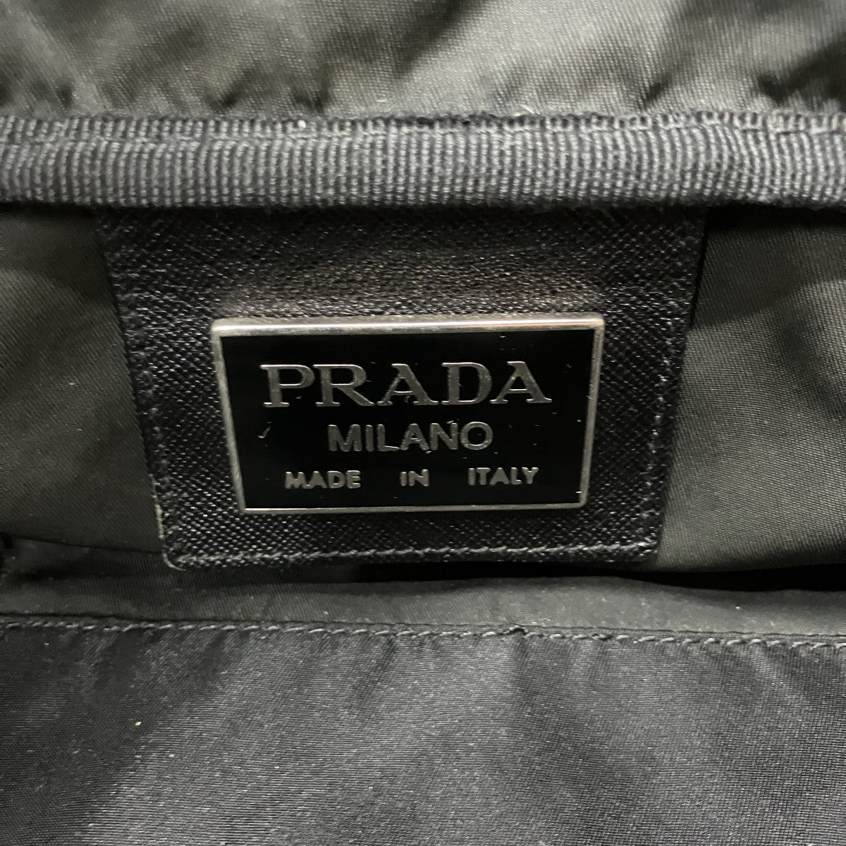 PRADA(プラダ) 三角ロゴナイロンボストンバッグ ブラック サイズ