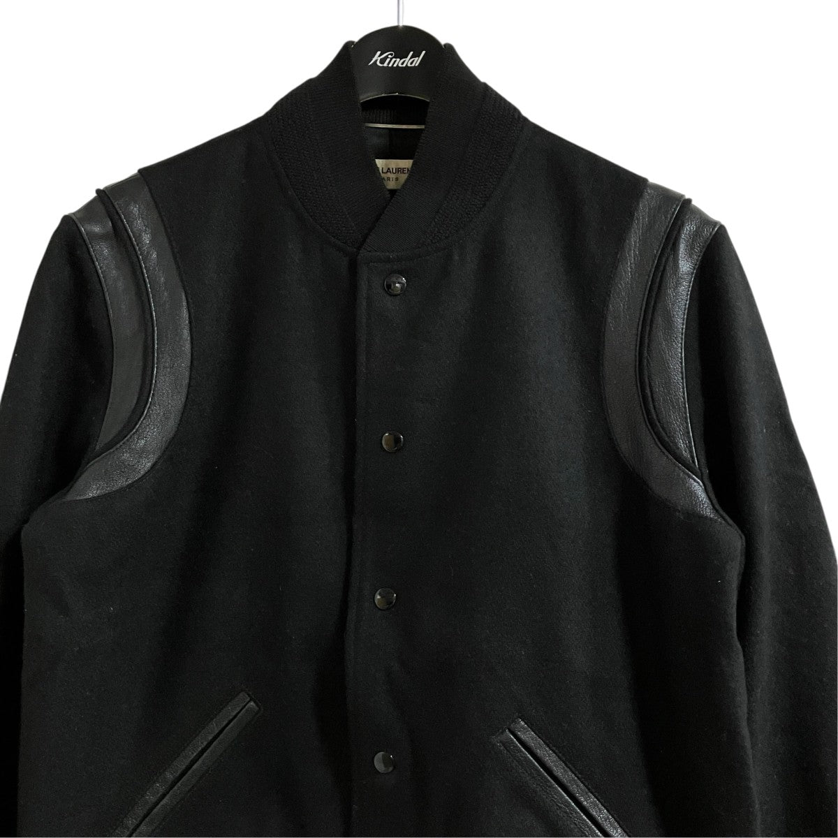 Saint Laurent Paris ウールテディジャケット 古着・中古-2枚目のアイテム画像