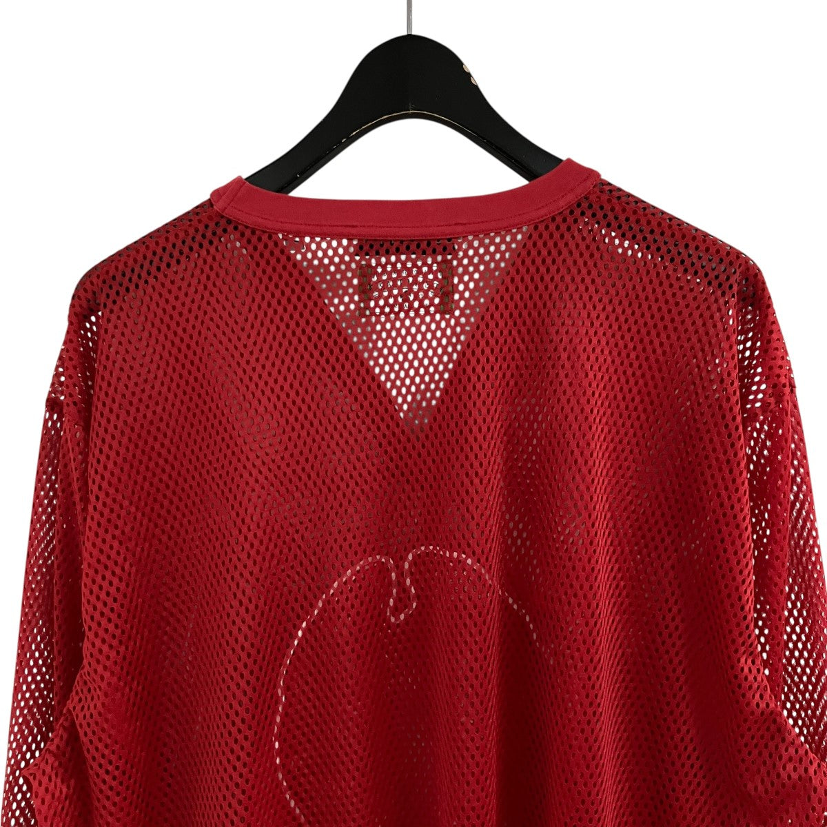 OUR LEGACY メッシュニット 半袖 OUR LEGACY(アワーレガシー) メッシュカットソー WS4226HJB レッド