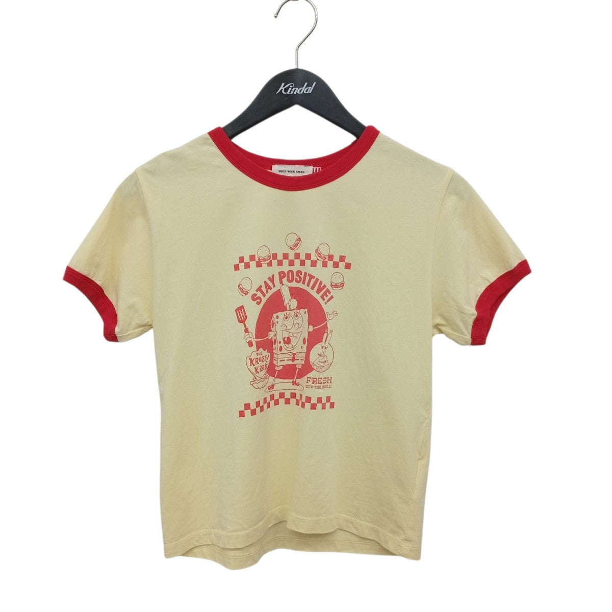 スポンジボブプリント半袖Tシャツ