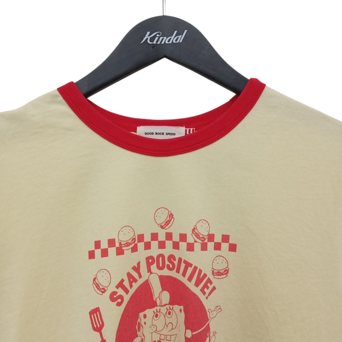 スポンジボブプリント半袖Tシャツ