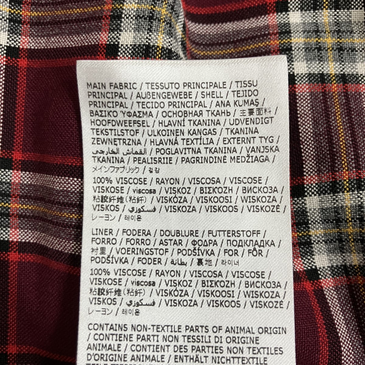 Maison Margiela1 10(メゾンマルジェラ10) フェイデッド チェック