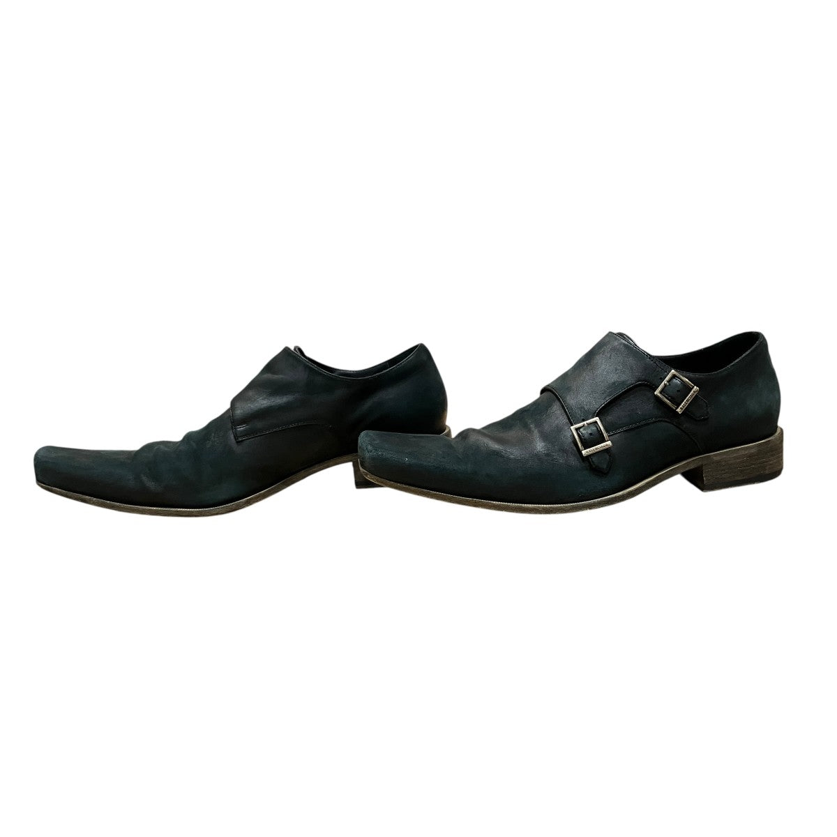 BALENCIAGA MONK EXT モンクダービーカーフスキン シューズ 古着・中古-3枚目のアイテム画像