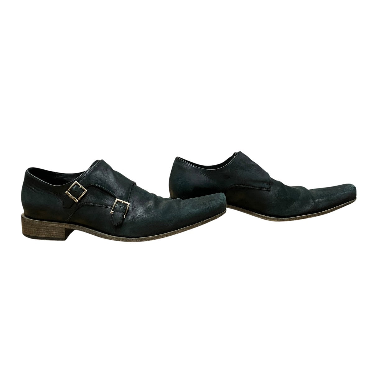 BALENCIAGA MONK EXT モンクダービーカーフスキン シューズ 古着・中古-4枚目のアイテム画像