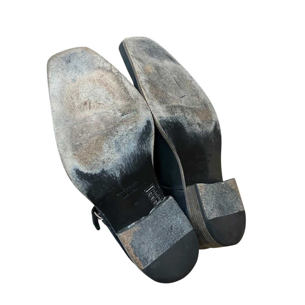 BALENCIAGA MONK EXT モンクダービーカーフスキン シューズ 古着・中古-7枚目のアイテム画像