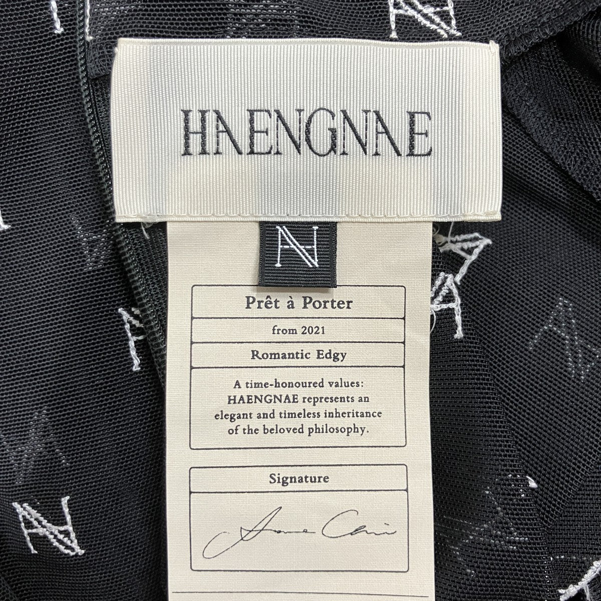 HAENGNAE ハイネックシアーカットソー 古着・中古-4枚目のアイテム画像