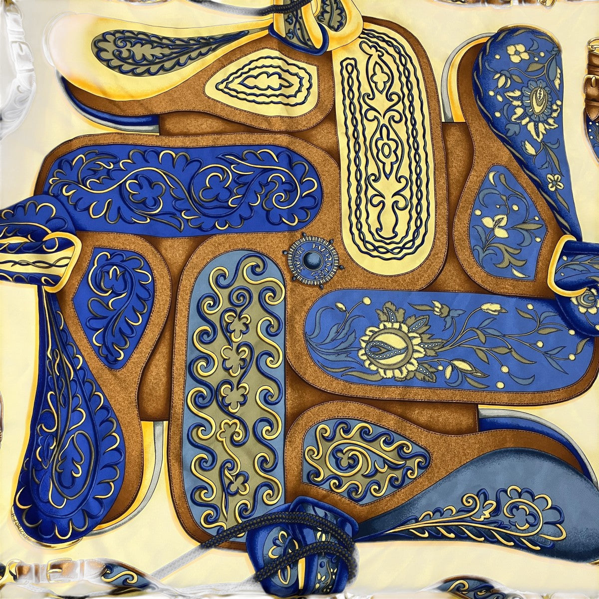 HERMES カレ90 FESTIVAL スカーフ 古着・中古-6枚目のアイテム画像